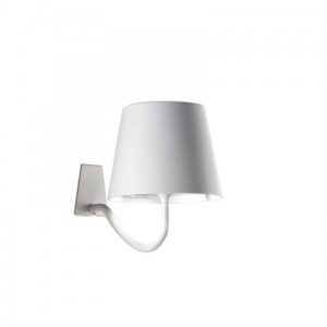 poldina wall lamp with magnetic head white